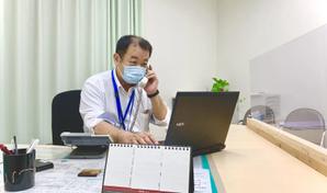 電話再診の様子