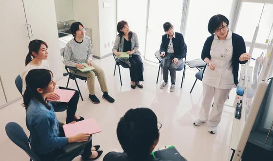 復職支援プログラムのミーティング風景